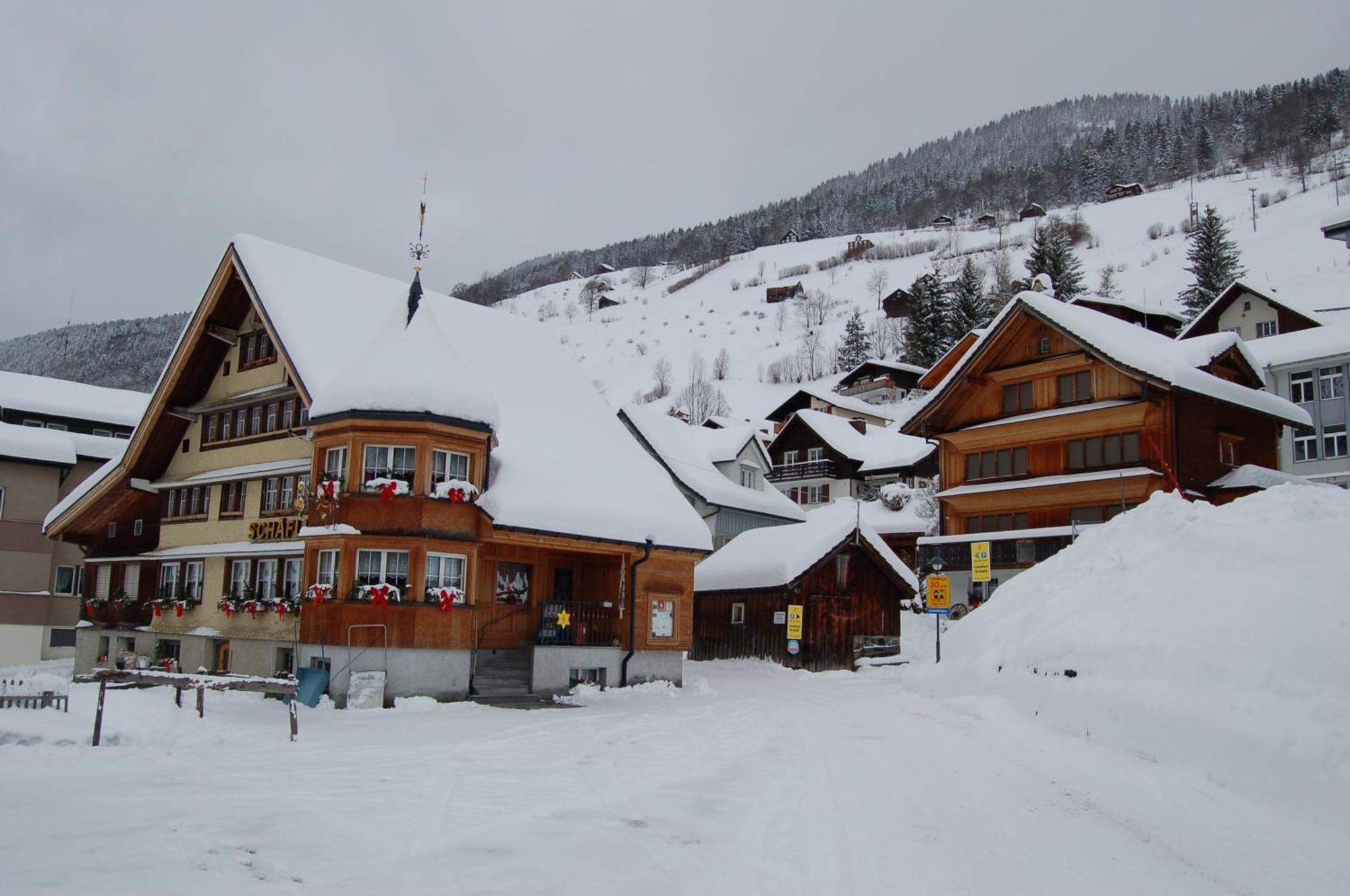 Gasthaus Schaefli Alt St. Johann Bagian luar foto